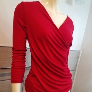 Ann Taylor Wrap Blouse